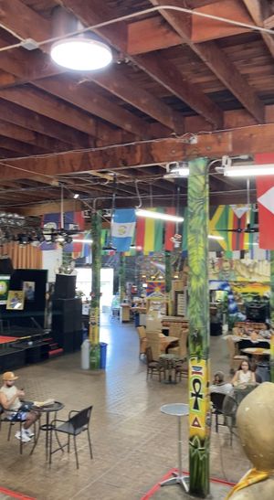 The place  at WorldBeat Cafe in San Diego