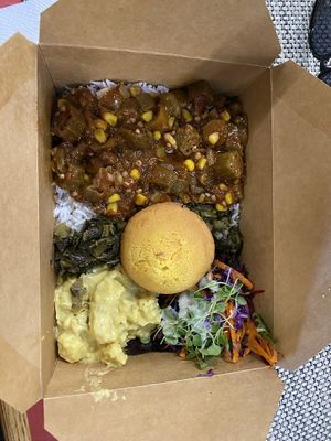 Delicious food for takeout or eat-in  at WorldBeat Cafe in San Diego