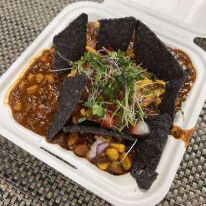 chili!  at WorldBeat Cafe in San Diego