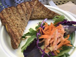 Grilled cheese  at WorldBeat Cafe in San Diego