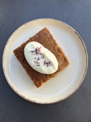 Carrot cake  at Rogovilka in Ljubljana