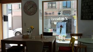 Big tables as well as tables for 2 or 3 people.  at Die Zauberei in Bregenz