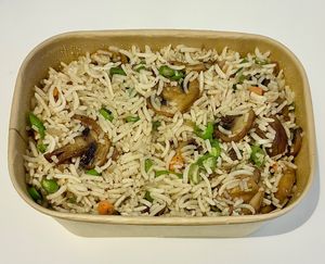 Mushroom fried rice  at Vasanta Bhavan - Motor City in Dubai
