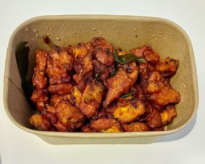 Fried baby corn at Vasanta Bhavan - Motor City in Dubai