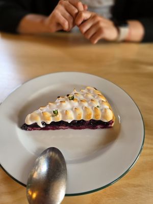 Blueberry cake  at Restaurant Waldrand in Bern