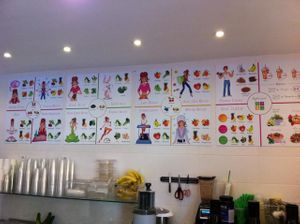 Range at Vegalia Juice in Paris