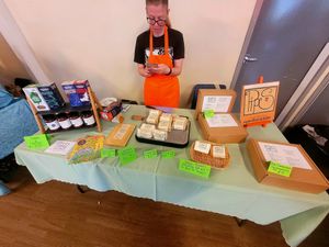 Pips Stall @ Pip & Oat's North Wales Vegan Market (June 2025). at Pips in Ruthin