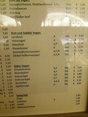 Vegan Menu 2/2 at Weingut Feuerwehr Wagner in Vienna