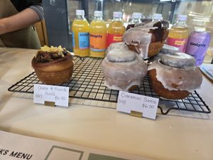 Vegan pastries at Fika Coffee in Christchurch