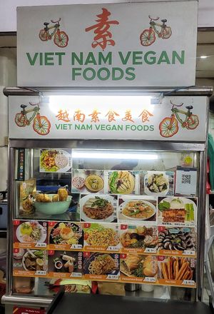Stall front at Vietnam Vegan Foods - 越南素食 in Kuching