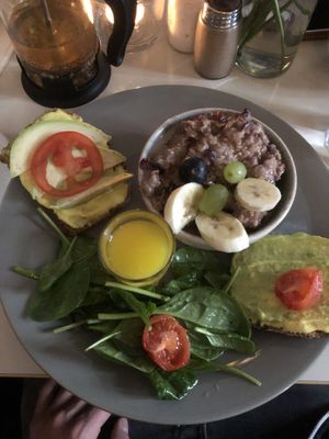 Light breakfast vegan   at Augustin in Vienna