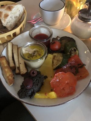 Carole vegan breakfast   at Augustin in Vienna