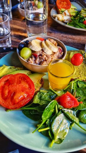 Vegan Light breakfast at Augustin in Vienna