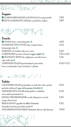 menu at Augustin in Vienna