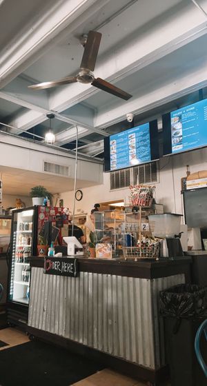 counter   at Killer Poboys in New Orleans