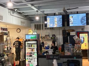 Counter at Killer Poboys in New Orleans