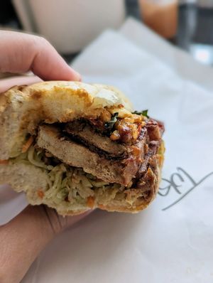 Tofu bbq poboy at Killer Poboys in New Orleans