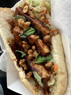 Thai BBQ Tofu Poboy 😋   at Killer Poboys in New Orleans