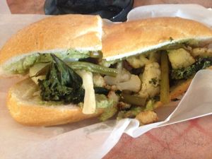 cauliflower poboy at Killer Poboys in New Orleans