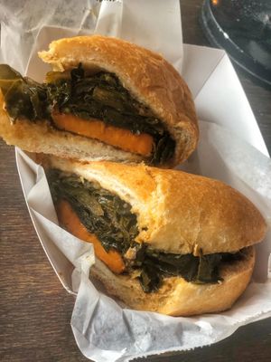 Roasted Sweet Potato Poboy at Killer Poboys in New Orleans