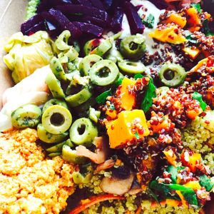 Take away lunch box at Raw Food Cafe in Boras