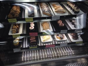 Almost half the desserts are vegan! at Mother Earth Storehouse in Kingston