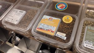 Bulk nuts at Mother Earth Storehouse in Kingston