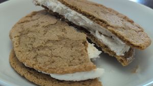 Matcha cookie at Mother Earth Storehouse in Kingston