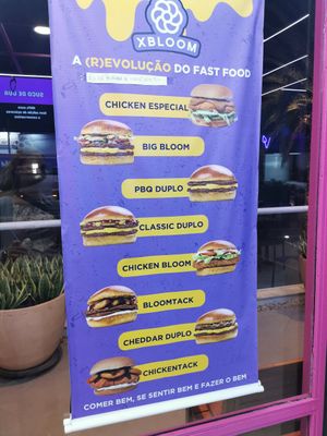 Burger menu at XBloom Barão Geraldo Campinas  in Campinas