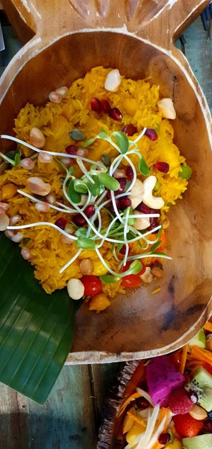Pineapple rice at Mango in Bangkok