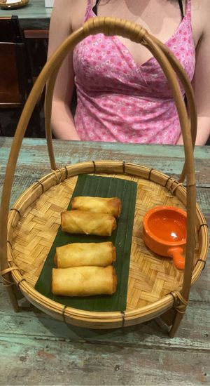 Spring rolls  at Mango in Bangkok