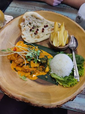 Butter chicken at Mango in Bangkok