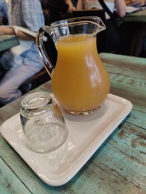 Ginger pineapple kombucha at Mango in Bangkok