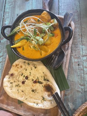 Hung Lay curry (naan ordered separately )  at Mango in Bangkok