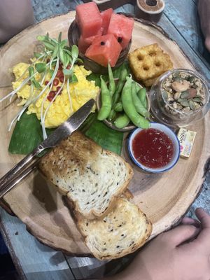 Scrambled eggs  at Mango in Bangkok