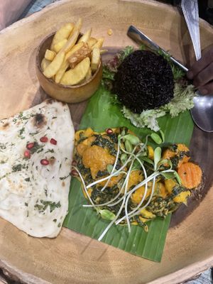 Vegan butter chicken  at Mango in Bangkok