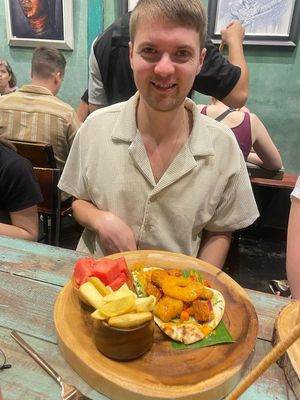 Tempeh roti at Mango in Bangkok