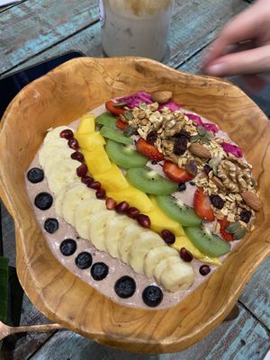 Chocolate Smoothie bowl  at Mango in Bangkok