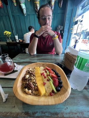 Smoothie bowl   at Mango in Bangkok