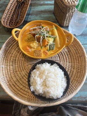 Yellow curry. The BEST CURRY I TRIED!  at Mango in Bangkok