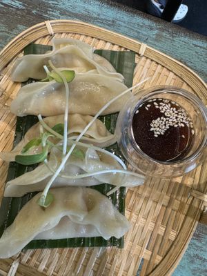 Steamed Gyoza   at Mango in Bangkok