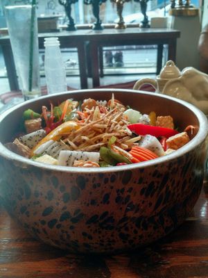 Best and most calorically dense salad   at Mango in Bangkok