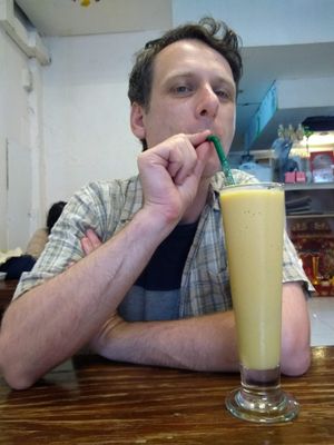 Mango lassi at Mango in Bangkok