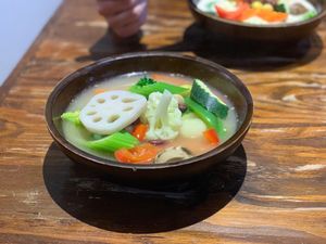 Veggie Soup at Mango in Bangkok