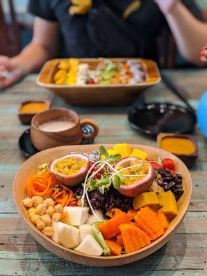 Buddha bowl at Mango in Bangkok