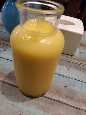 Mango lassie with soy yogurt at Mango in Bangkok