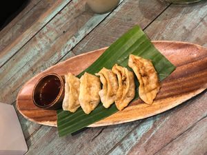 Vegan Dumplings at Mango in Bangkok