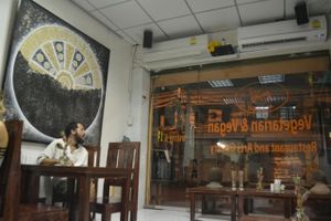 the 'art gallery' at Mango in Bangkok