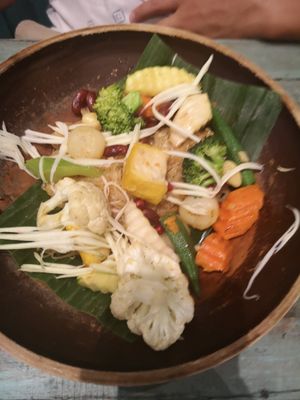 Pad tai vegan at Mango in Bangkok