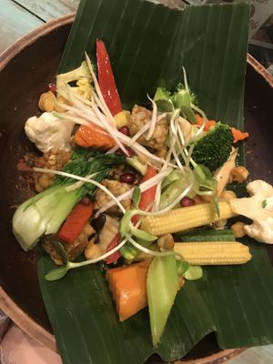 Stir fry at Mango in Bangkok